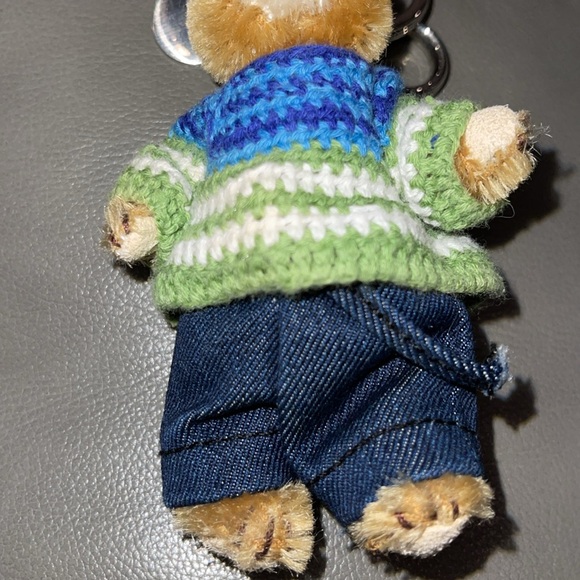 Preloved Prada rabbit key chain great condition silver hardware 5” tall - Picture 4 of 9